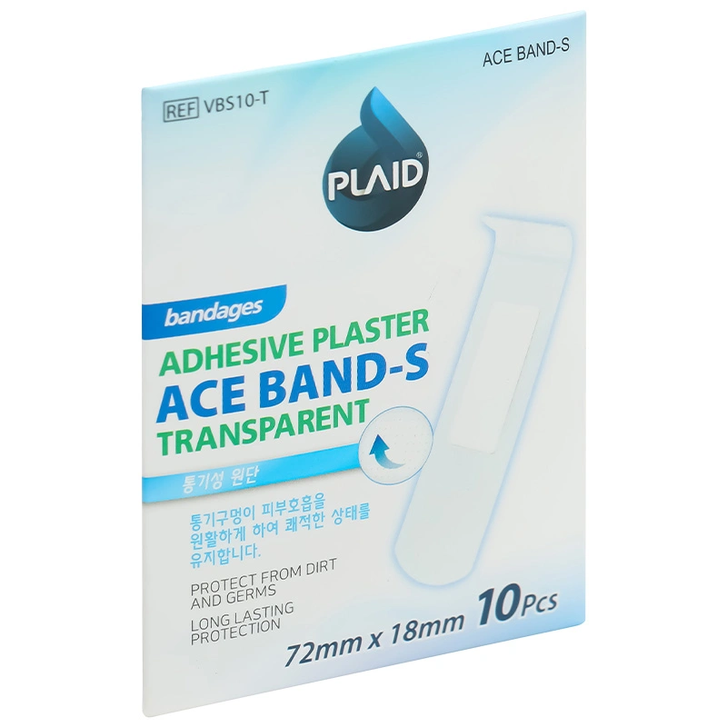 Băng cá nhân trong suốt Plaid Ace Band-S (1.8 x 7.2cm) hộp 100 miếng - 9